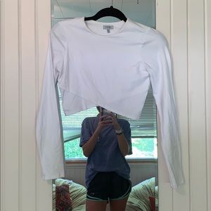 Tobi white crop top